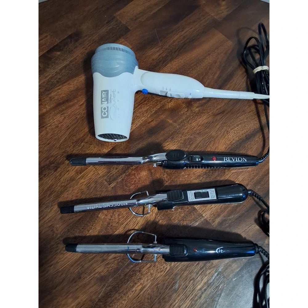 Vintage Hair Styling Bundle Conair Revlon Vidal Sassoon & More All 4 WORK